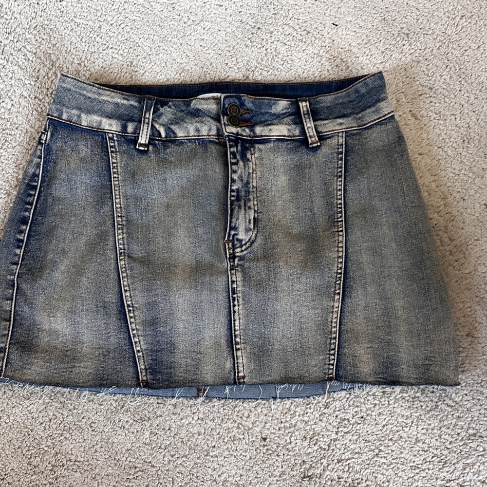 Denim Y2K Mini Skirt